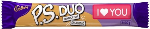 [CHOH26PHHGXH9F83] Cadbury P.S. Duo Milk Chocolate Bars (60 g)