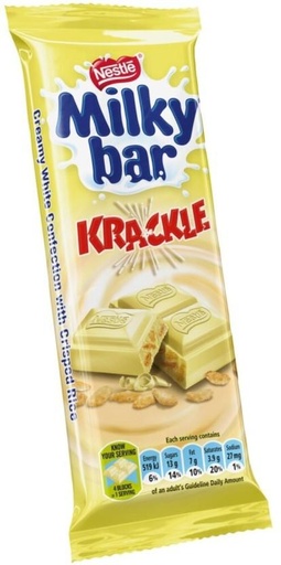 [CHOH26PHCFRZSVMA] Nestle Milkybar Krackle White Chocolate Slabs (80 g)