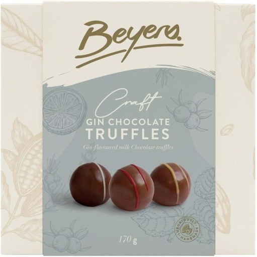 [CHOH26PHYSJRZSTQ] Beyers Craft Gin Milk Chocolate Truffles (120 g)