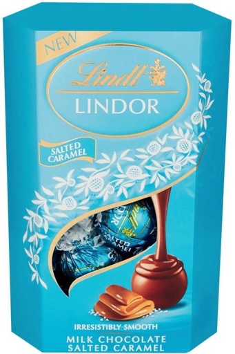 [CHOH26QYHYMBDEF9] Lindt Lindor Irresistibly Smooth Milk Chocolate Salted Caramel Milk Chocolate Bars (200 g)