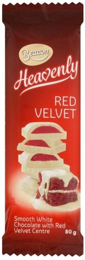 [CHOH26PH6HVZSUZH] Beacon Heavenly Red Velvet White Chocolate Slabs (12 x 80 g)
