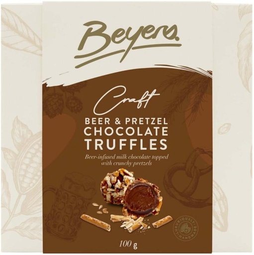 [CHOH26PHAEHSSCMH] Beyers Craft Beer and Pretzel Milk Chocolate Truffles (100 g)