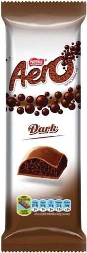 [CHOH26PHWY2YYD3K] Nestle Aero Dark Dark Chocolate Slabs (24 x 85 g)