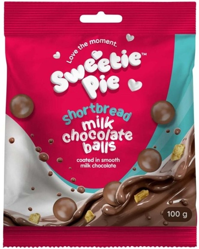 [CHOH26QBTSF4AZHJ] Sweetie Pie Shortbread Milk Chocolate Bites (100 g)