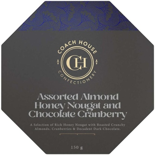 [CHOH26PHPGKM6FQC] Coach House Assorted Almond Honey Nougat and Chocolate Cranberry Dark Chocolate Bites (150 g)