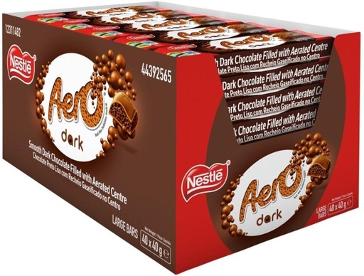 [CHOH26PHBBTX97ZK] Nestle Aero Dark Chocolate Dark Chocolate Bars (40 x 40 g)