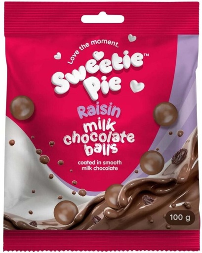 [CHOH26PHFFXXAZVB] Sweetie Pie Raisin Milk Chocolate Bites (100 g)