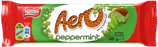 [CHOH26PHGNHUX4SZ] Nestle Aero Peppermint Milk Chocolate Bars (40 g)