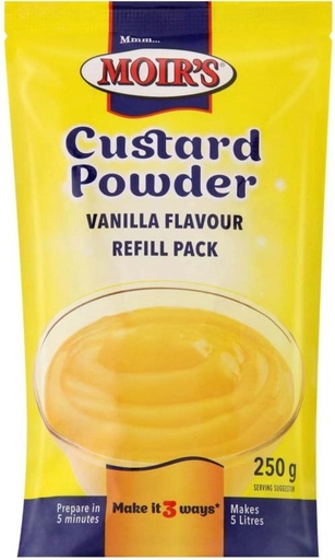 [BITHFQMMCC5ZZTHH] Moir's Vanilla Flavour Refill Pack Custard Powder (250 g)