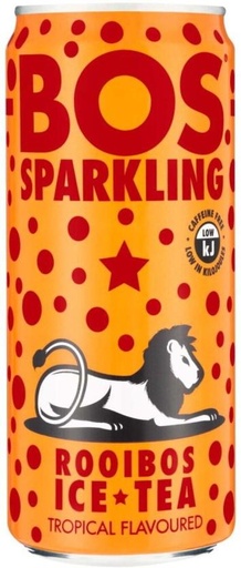 [DKJH26TUGVESTKFZ] Bos Sparkling Tropical Flavoured Rooibos Iced Tea (24 x 300 ml)