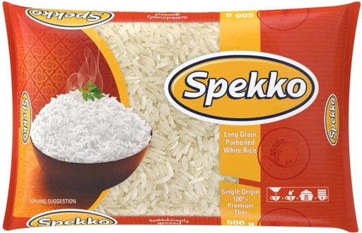 [RICH26RXMYTYXVVG] Spekko Long Grain Rice (Long Grain, Parboiled) (0.5 kg)