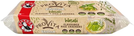[CKBHFU63CZXJTFWY] Bakers Provita Vitasnack Wasabi Flavoured Rice Rice Cracker (100 g, Pack of 12)
