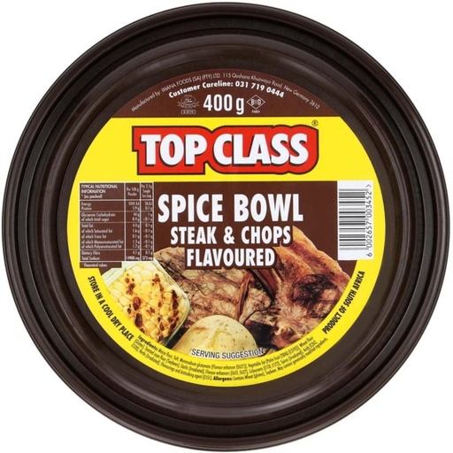 [HBSHFSZPFJKZFGVD] Top Class Spice Bowl Steak & Chops Flavoured (10 x 400 g)
