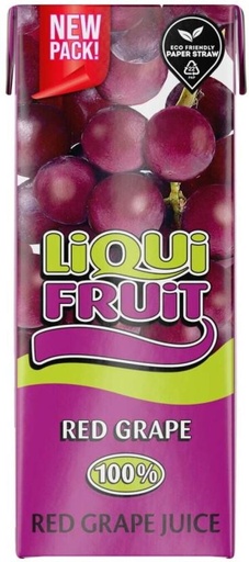 [DKJH26TJZB3R64K8] Liqui Fruit 100% Red Grape Juice (6 x 200 ml)
