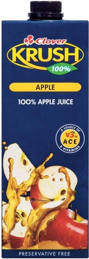 [DKJHFRU4ZXC88MVT] Clover Krush Apple 100% Juice Blend (1 L)