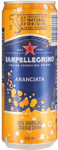 [DKJHFRU4GWVHCWSE] Sanpellegrino Aranciata Sparkling Orange Drink (24 x 330 ml)