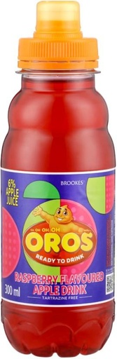 [DKJH2FYMWNHRAAP9] Oros Raspberry Flavoured Apple Drink (300 ml)