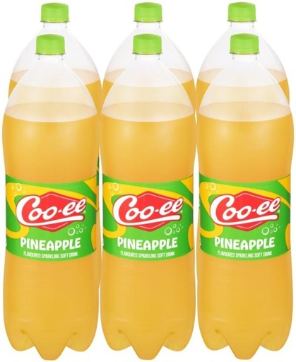 [ADKH4QPZFHRFNKXF] Coo-Ee PineApple Flavoured Soft Drink (6 x 2 L)