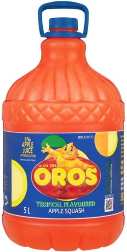 [CNTHFRYBVZMBYBY6] Brookes Oros Tropical Flavoured_Squash (5 L)