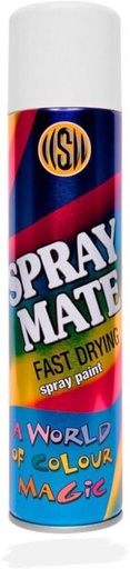 [PAIH9M7RVWZASHZD] Spraymate White Matte Matte Spray Paints (250 ml, Pack of 1)