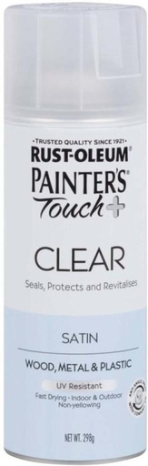 [PAIH9M7HHKY2MHHH] Rust-oleum Satin Clear Gloss Spray Paints (340 ml, Pack of 1)