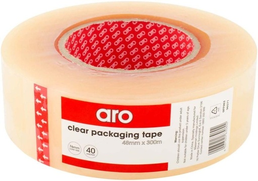 [ADHHFXFKUEUUHRGZ] Aro Clear Packaging Tape Adhesive (475 g)