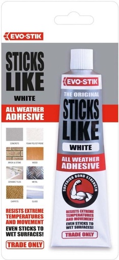 [ADHHFXFKY2GK77DE] Evo-Stik Sticks Like White Adhesive (90 ml)