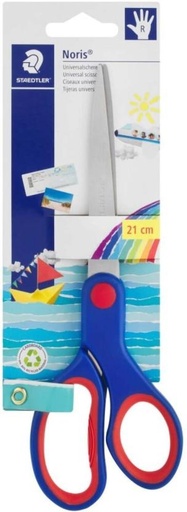 [SCIH7TX9BRRQEKVY] Staedtler 21cm Right Handed Scissors (Red, Blue)