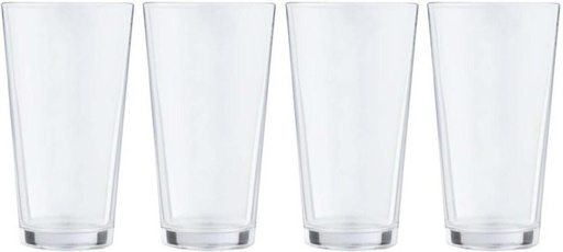 [GLSHFQZCTGDWHBKZ] Home Classix (Pack of 4) Franschoek Beverage Water/Juice Glass Set (415 ml, Clear)