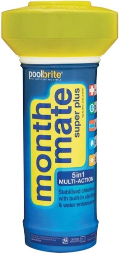 [PCNH52RYXEZPBNCY] MONTH MATE 5-in-1 Multi-Action Pool Cleaner (Pack of 1)