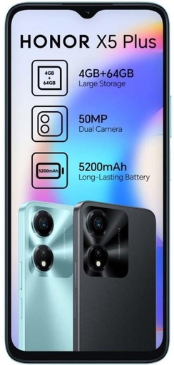 [MOBHFRXHMXPSXJDA] Honor X5 Plus (Black, 64 GB) (4 GB RAM)