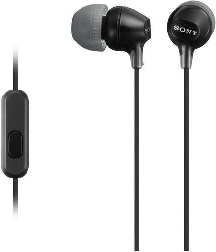 [HDPH2YVFAUNUMHAT] Sony MDR-EX15AP Wired Stereo Earbuds with Microphone Wired Headset (In the Ear)