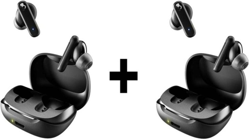 [HDPHD62GDE9GGMBZ] Skullcandy Smokin Buds True Wireless Bluetooth Headset (In the Ear)