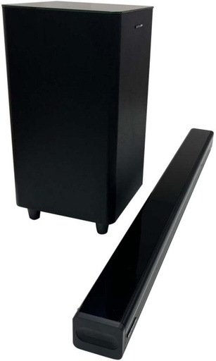 [SKRH26QA7HEZGXMV] Ultra Link Wireless Sound Bar Bluetooth Soundbar 5.1 (Black)