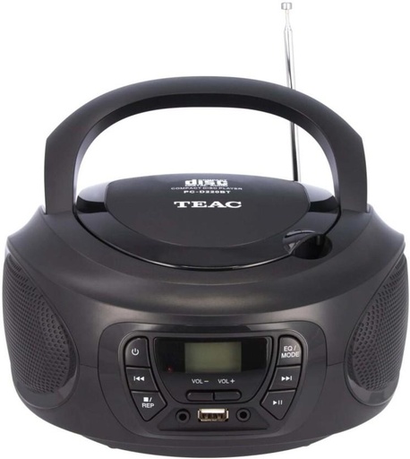 [FMRH526YMGGHG2SW] Teac PC-D220BT FM Radio (Black)
