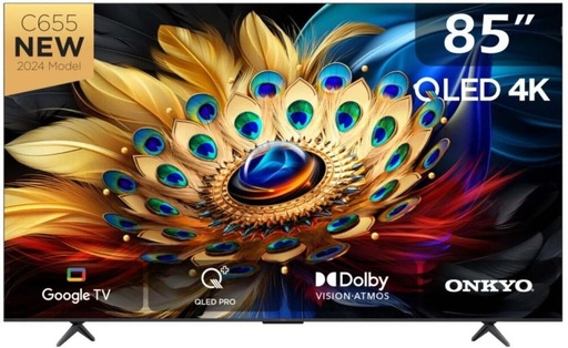 [TVLH7Z7YGVT5JJXW] TCL 215 cm (85 inch) QLED Ultra HD (4K) Android TV 2024 Edition