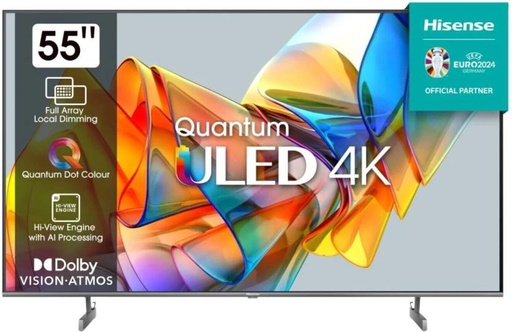 [TVLH2FVPVWWJWTGF] Hisense 139 cm (55 inch) LED Ultra HD (4K) VIDAA TV 2023 Edition