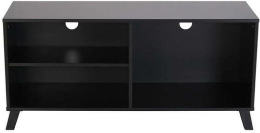 [TVUHDHGGGBNXVQEJ] Non Branded Avah Engineered Wood TV Entertainment Unit (Finish Colour - Black, Pre-assembled)