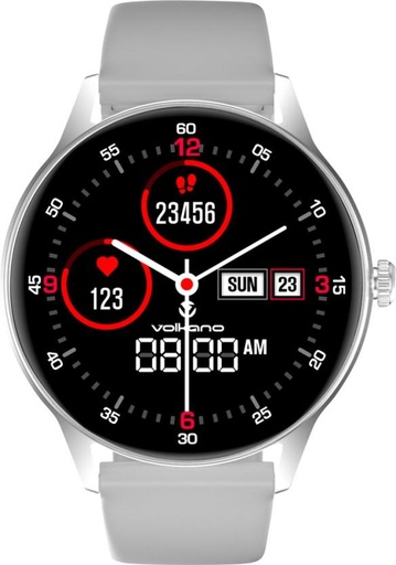 [SWHHEC78N3GQHMZS] Volkano Fit Soul Series Smartwatch (Grey Strap, Free-size)