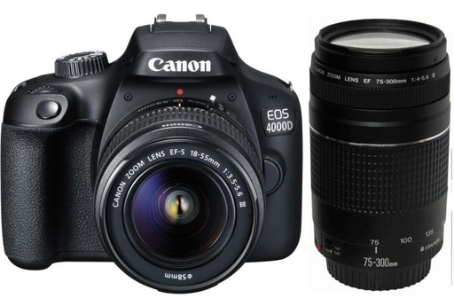 [DSMH4YZXD8CKHXXZ] Canon 4000D DSLR Camera SLR (Black)