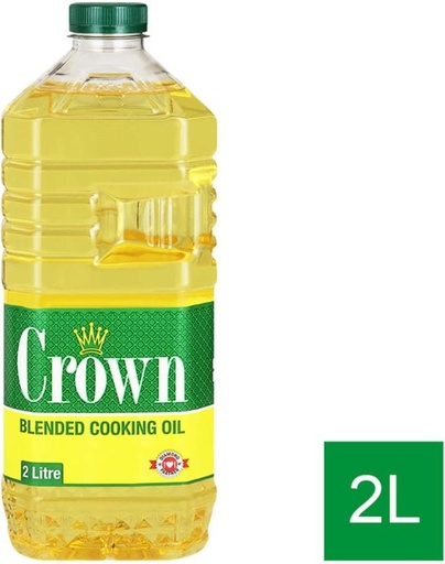 [EDOH9H4ZUXAWZDJQ] Crown Blended Cooking Oil Plastic Bottle (12 x 2 L)