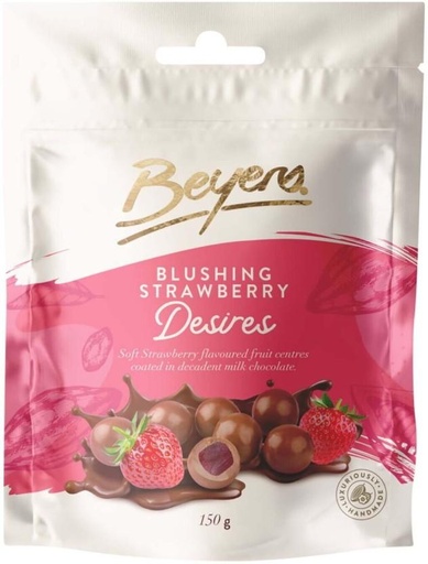 [CHOH26PHNN6HZNXM] Beyers Blushing Strawberry Desires Milk Chocolate Bites (50 g)