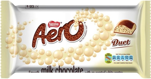 [CHOH4SUGCGRFBGHF] Nestle Aero Smooth Milk Chocolate Slabs (24 x 135 g)