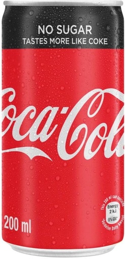 [ADKHYRH84P5HTZZM] Coca-Cola No Sugar - Tastes more like Coke (200 ml)