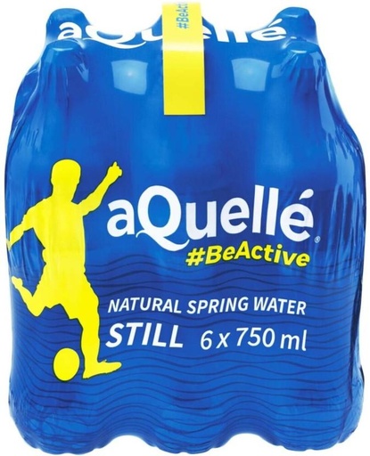 [WERHFQSDSSVHNHPB] aQuelle Natural Spring Still Mineral Water (6 x 750 ml)