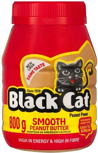 [JSDHBA2ZE7AGMYMD] Black Cat Smooth Peanut Butter 800 g