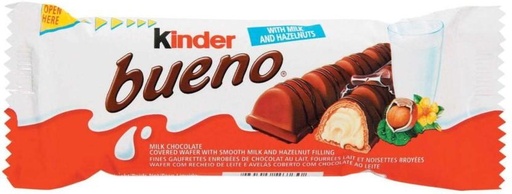 [CHOH26PG2ZRJ4YCQ] Kinder Bueno Milk Chocolate Bars (30 x 43 g)