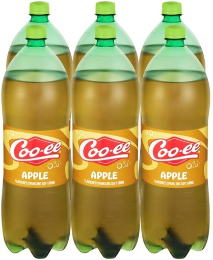 [ADKH4QPZWHJSFJYK] Coo-Ee Apple Flavoured Soft Drink (6 x 2 L)