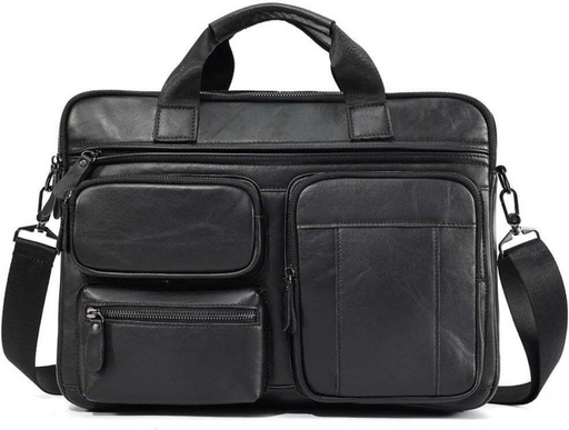 [LBYH47JDF387YWHY] Dong 14 inch Laptop Messenger Bag (Black)