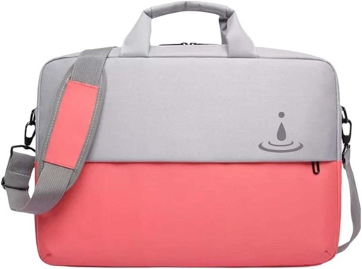 [LBYH4TXAS9WTDQHQ] iDemoo 15.6 inch Laptop Messenger Bag (Pink, Grey)